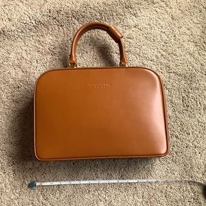 GIANFRANCO LOTTI LEATHER BAG BRIEFCASE VINTAGE